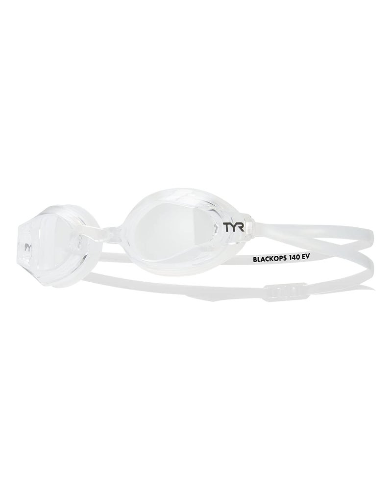 TYR Blackops 140 EV Racing Goggles - Junior Fit, Clear/Clear